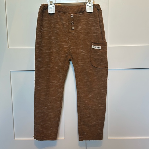 Zara Other - Zara Brown Knit Joggers with Patch Pocket